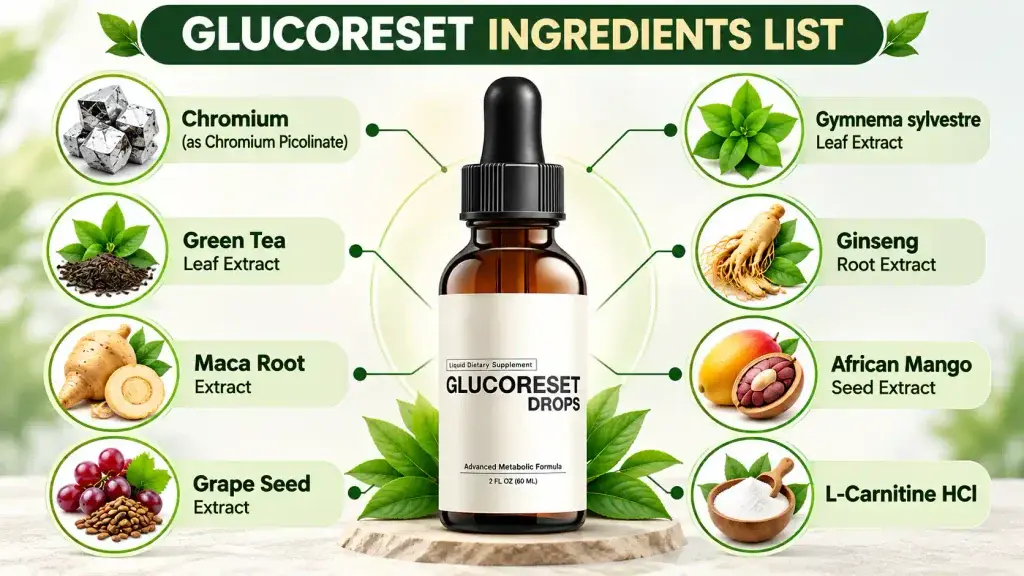 Gluco Reset Ingredients List