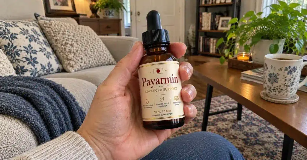 Holding payar min bottle