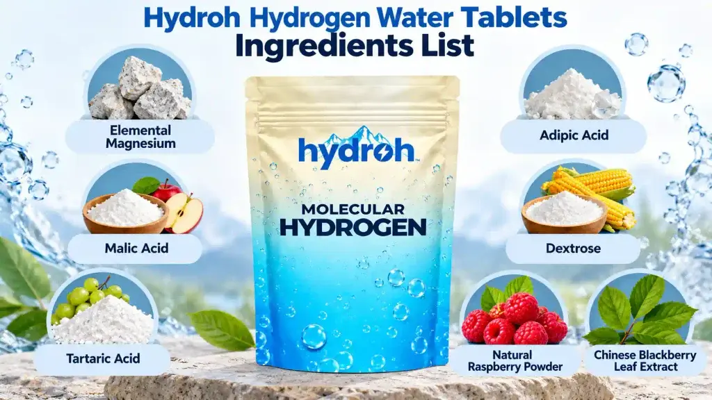 Hydrogen Water Tablets Ingredients List