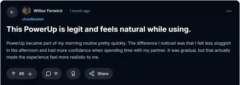 PowerUp Reddit Reviews (1)