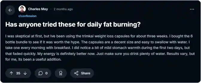 Reddit reviews