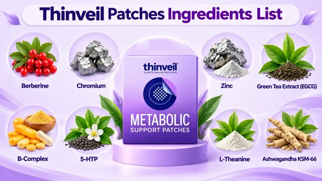 Thinveil Patches Ingredients List
