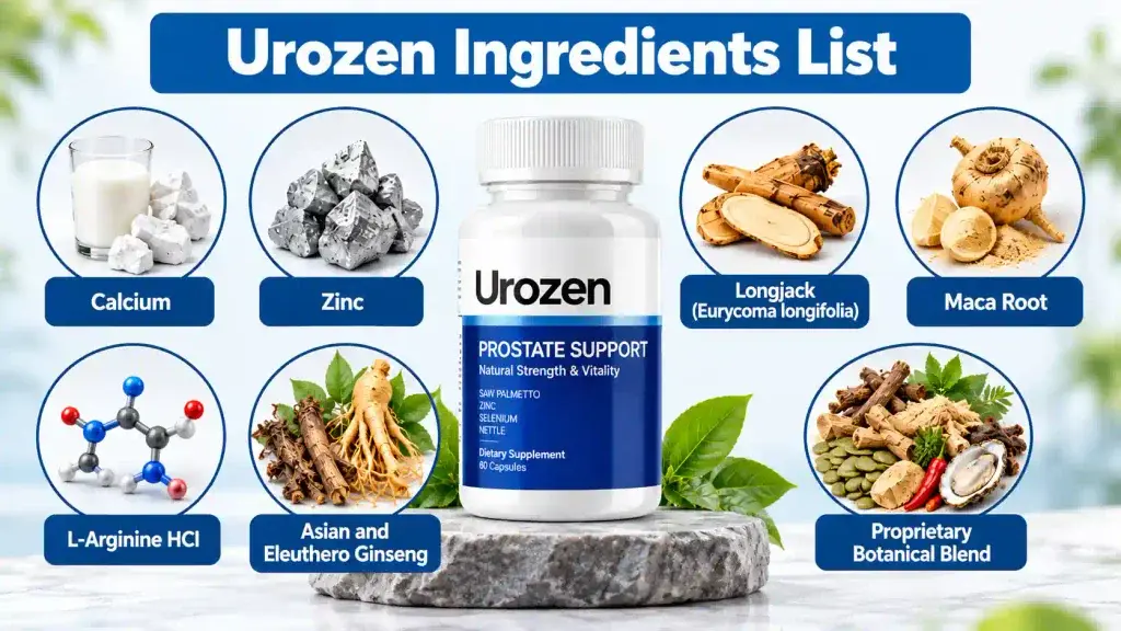 Urozen Ingredients List