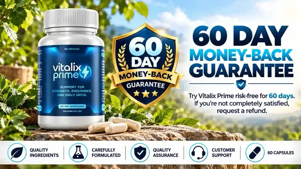 Vitalix Prime Money Back Guarantee