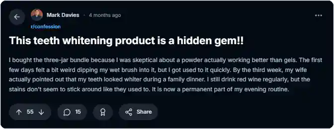 bloom white powder reddit