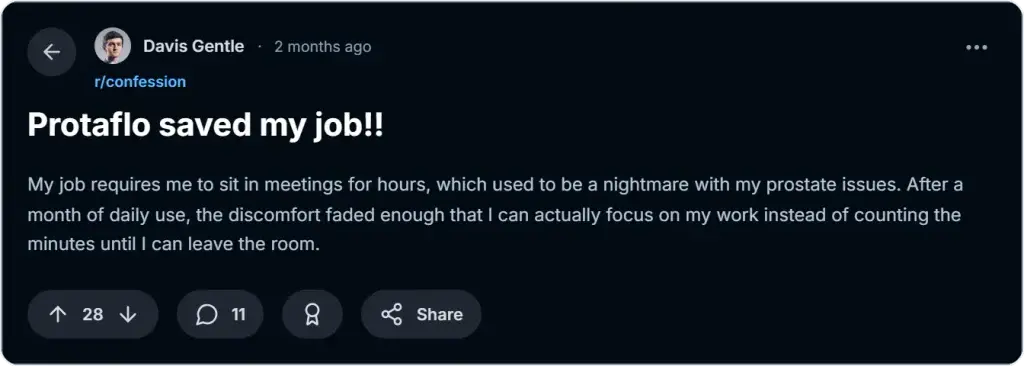 protaflo reddit reviews